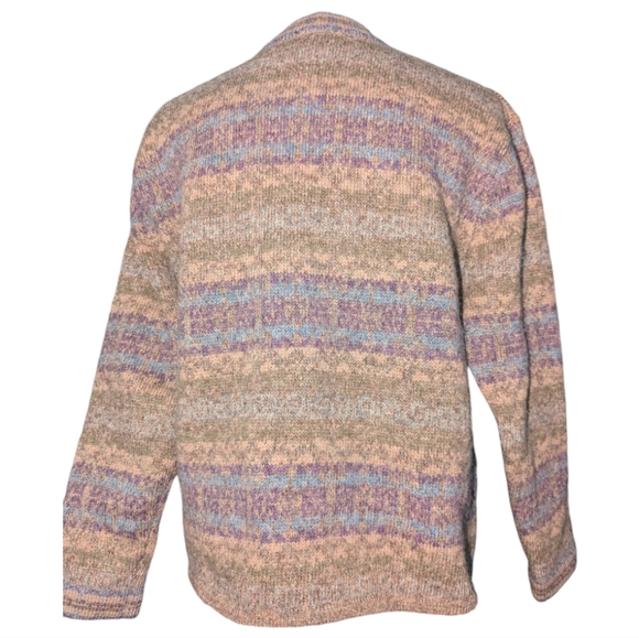 Nordic Design cardigan sweater, wool, size small, vintage - Picture 3 of 11